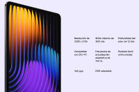 Xiaomi Pad 7 Tablet 8GB/128GB Pantalla 11.2 pulgadas Resolución 3.2K Procesador Qualcomm Snapdragon 7+ Gen 3 Cámara trasera 13 MP Cámara frontal 8 MP Batería 8850 mAh Carga rápida 45W Xiaomi HyperOS 2.0 - details 0