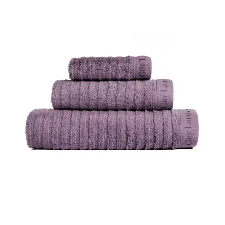 GUY LAROCHE - Set de 3 toallas PALACE, 100% algodón, 550 gr/m. Medidas; 30x50+50x90+90x150 cm. Disponible en varios colores. - 1