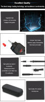 Multímetro Digital Inteligente Con Autoajuste 6000 DC AC Voltaje Capacitancia Ohm NCV Hz Diode Continuidad Prueba De Cable Viva Medidor - details 15