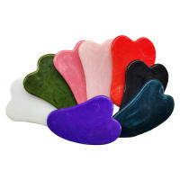 Piedra De Masaje De Cuarzo Rosa Natural Gua Sha Para Rostro Y Cuello Herramienta De Cuidado De La Piel Lifting Y Eliminador De Arrugas - details 1