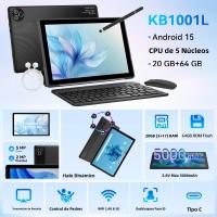 URAO Tableta Android 15 De 10.1 Pulgadas Con 20GB RAM 64GB ROM Cámara Dual Teclado/Carcasa/Mouse/Stylus/Altavoz Incluidos - details 1