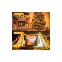 Luces de Navidad, 38,2 M 320 LED Luces de Arbol de Navidad, 8 Modos con Función de Memoria y Control Remoto Luz Cadena Ligera Navidad para Jardín, Balcón, Interior, Boda, Fiesta - Blanco Cálido - details 4