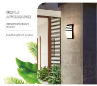 Lámpara De Pared Exterior LED Impermeable IP66 Con Sensor De Movimiento Iluminación Moderna Para Porche Balcón Jardín - details 1