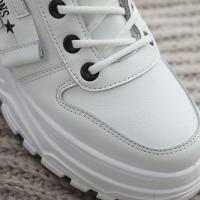 Botas De Nieve Para Mujer Botines De Piel Sintética Cálidos Y Confortables Zapatos Casuales Con Plataforma Talla Grande 45 - details 4