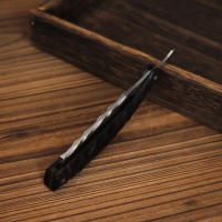 Cuchilla De Afeitar Para Hombre Con Mango De Madera Acero Inoxidable Herramienta De Peluquería Para Rostro Uso Individual - details 5