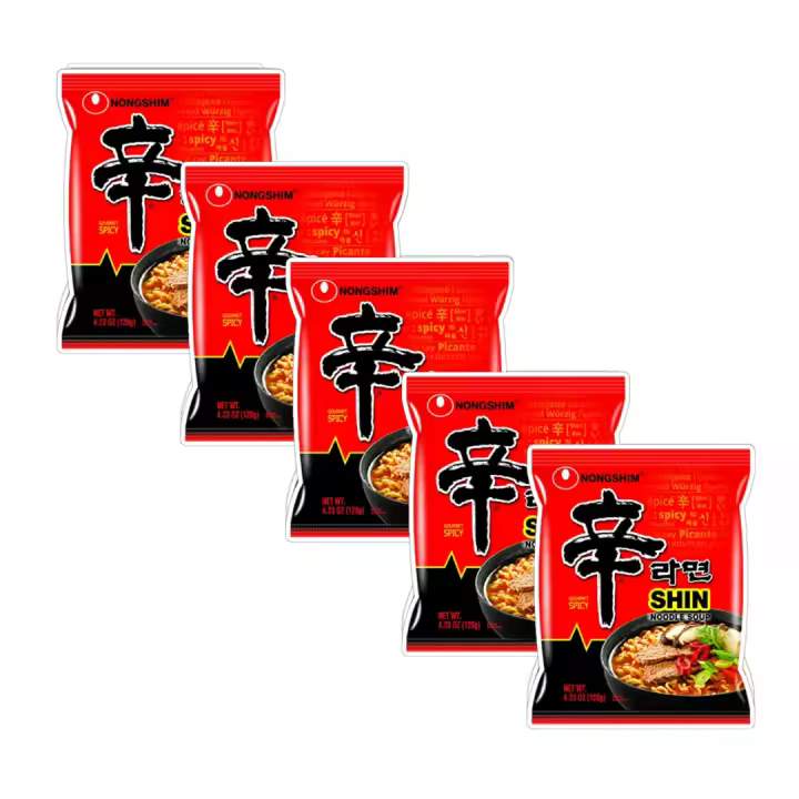 ¡Explosión de Sabores! Fideos Instantáneos Shim Ramen & Nongshim – Original, Pollo, Stir Fry, Super Picante, Kimchi y más – ¡Envío Gratis! - 1