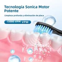 Cepillo De Dientes Eléctrico Sonic Para Adultos Con Timer Inteligente De 2 Minutos 6 Modos De Limpieza Profunda 4 Cabezas De Cepillo Incluidas Cuidado Oral - details 2
