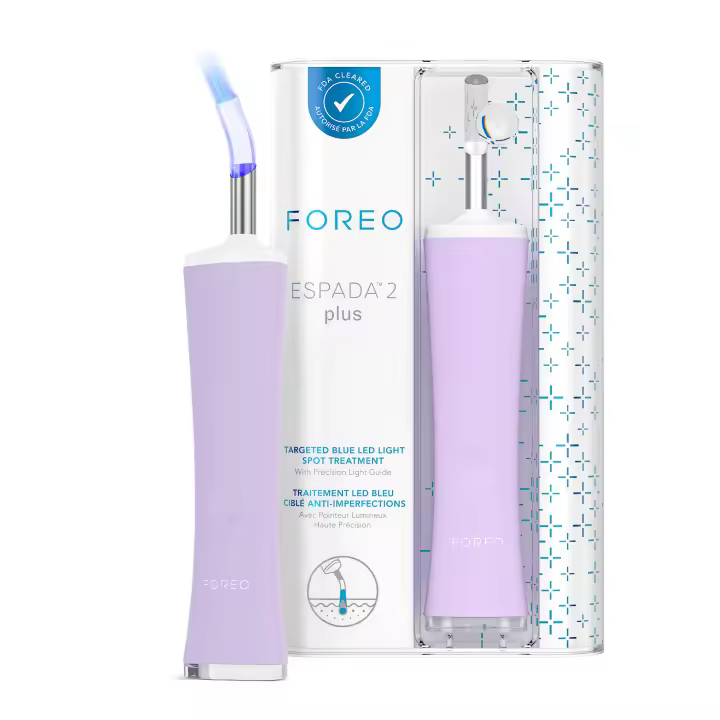 FOREO ESPADA 2 plus con luz LED precisa - Dispositivo para combatir el acné  - Tratamiento de cicatrices y manchas en la cara - 1