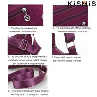 Bolso Bandolera Impermeable De Oxford KISMIS Para Mujer Estilo Casual Con Solapa Única Material Principal De Tela Oxford Lining De Poliéster - details 7