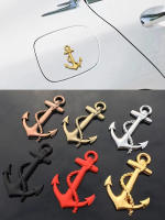 1PC Pegatina De Coche De Metal Con Emblema De Ancora Buque Aletas De Pato Accesorios Para Coche Decoración De Parachoques Y Lateral - details 0
