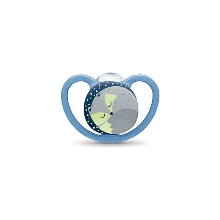 Nuk Chupete Silicona Space Night 18-36 Meses - 1