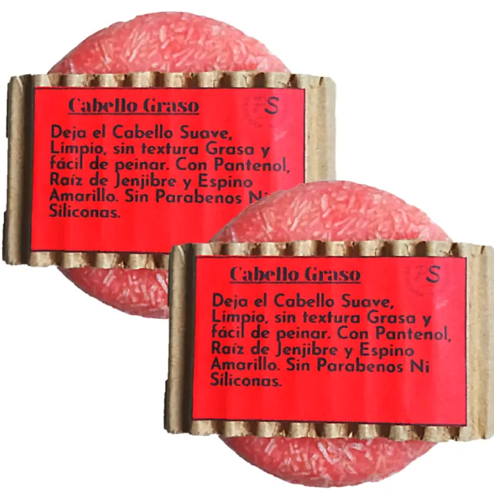 Pack 2 Champús Sólidos Cabellos Grasos. PumarShop Cinnia Natura. Pack Ahorro. Sin Parabenos Ni Siliconas. Apto Veganos - 1