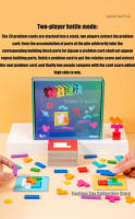 Juego De Rompecabezas Interactivo En Escritorio Para Dos Personas Tangram Matemáticos Juguetes De Bloques De Construcción Tablero Juego De Colores Y Formas Para Niños Regalos - details 4
