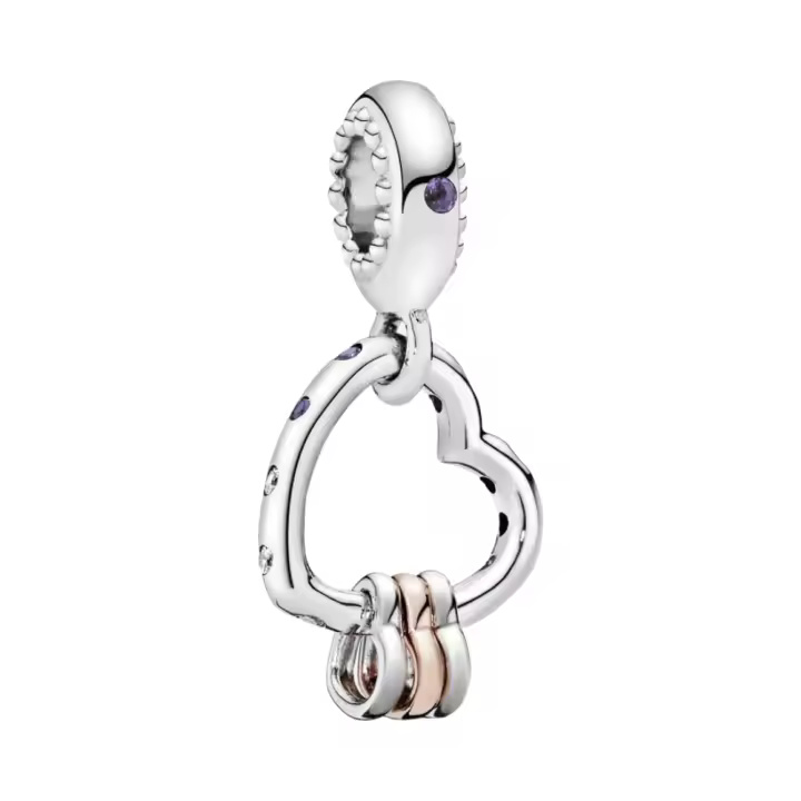 Charm Colgante Corazón Lleno de Corazones - Charm Universo - 1