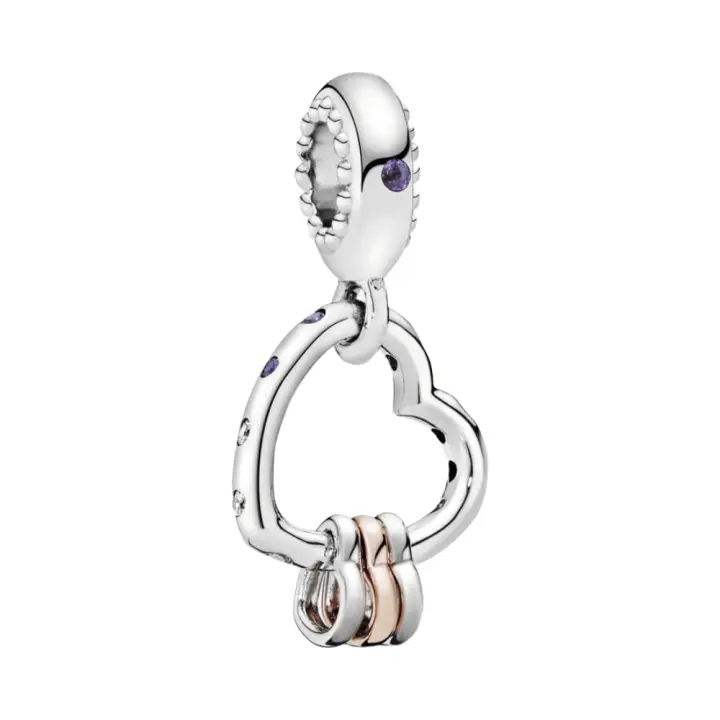 Charm Colgante Corazón Lleno de Corazones - Charm Universo - 1
