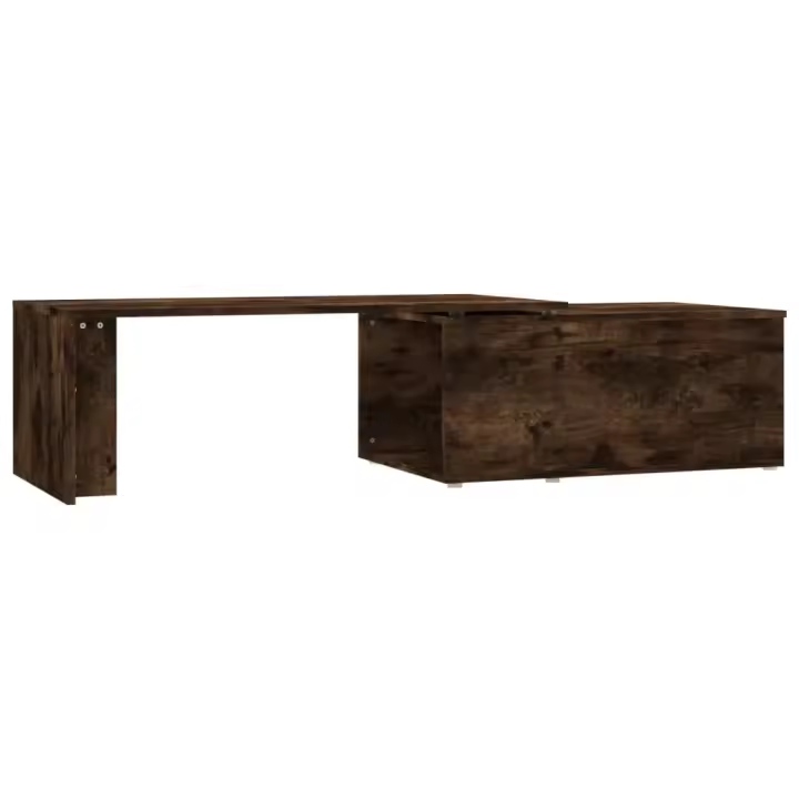 Mesa de Centro Madera contrachapada Roble Ahumado 150x50x35 cm - 1