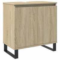 vidaXL Armario de baño madera de ingeniería roble Sonoma 58x33x60 cm - details 1