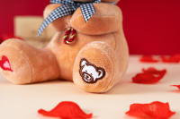 Oso De Balón Con Corazones De Amor Peluche Muñeco De Regalo Ornamento Para Día De San Valentín Relleno De Algodón PP Edad Recomendada 0-12 Años Unisex - details 5
