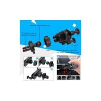 Soporte Móvil Coche, Soporte Telefónico Coche Gravity con Rotación 360 °, Universal Soporte Móvil Coche Compatible con iPhone,Samsung,Huawei, Xiaomi [4,7 ''at 6,8'' Pulseras]-Negro - details 3