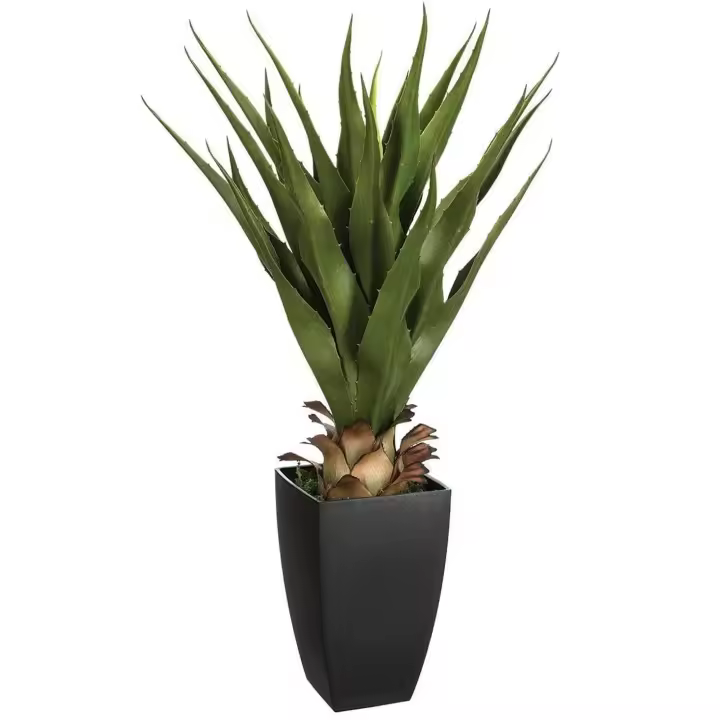 Atmosphera Palmera Artificial en Maceta Altura 70 - Instinto Natural para Decoración de Interiores y Exteriores - 1