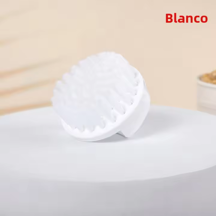 Cepillo De Uñas Para Arte De Uñas Y Pedicura Suave Eliminador De Polvo Plástico Redondo Herramienta De Limpieza Y Scrubbing Para Manicura Y Cuidado De Los Dedos En Negro Y Blanco - 1