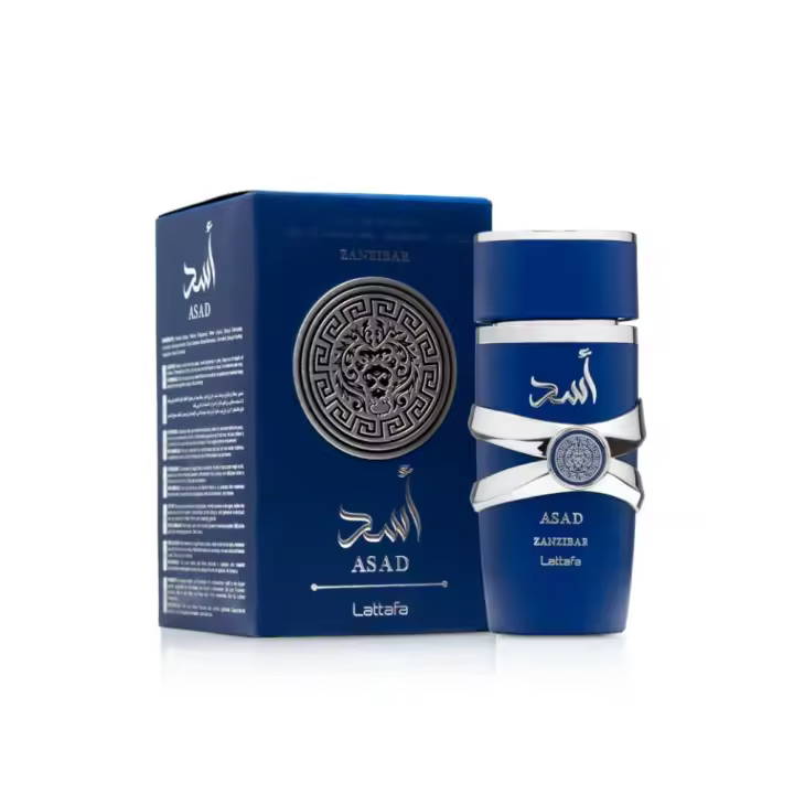 Lattafa Asad Zanzibar EDP 100ml | Perfume Árabe Masculino Intenso, Exótico y Duradero – Aroma Único para Hombres Elegantes - 1