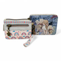 Monedero 3 Cremalleras Sweet & Candy Bags C-068-02 - 12 x 9.5 x 2 cm - 4 modelos diferentes con estampados únicos. - details 7