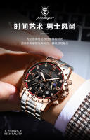 Reloj de cuarzo multifuncional de marca para hombre, reloj luminoso de moda para hombre. - details 1