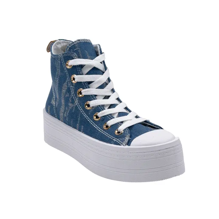JZ Hermanos Zapatillas de Plataforma para Mujer – Estilo Urbano con Altura - 1
