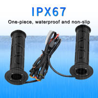 Manoplas Calientes Para Motocicleta 22mm Cubierta Calentadora De Manillar Regulación De Temperatura Tercer Cuadro 12V 40-60°C Accesorio Para Motociclistas - details 4