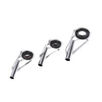 Kit De Reparación De Ancinas De Pesca En Acero Inoxidable 8pcs Con Anillos Y Guías De Ojo Para Enthusiastas De La Pesca Al Aire Libre 3 Estilos - details 4