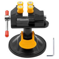Juego De Joyería Vise Rotativo Universal Mini Mesa Bench Abrazadera De Tornillo Engrasado vice Ajustable Para Perforadora - details 0