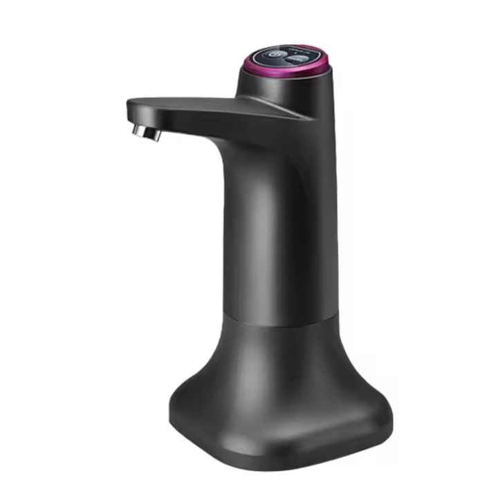 Dispensador de Agua Eléctrico,Proposito Doble con Base de Soporte,Bomba de Botella de Agua, Potable Automática con Carga USB, para botella universal de 2-5 galones, (Negro) - 1