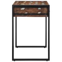 vidaXL Escritorio madera maciza reciclada multicolor 100x50x75 cm - details 2