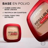 L'Oreal París Maquillaje L'oréal Paris Polvos Compactos Mate Infalible 24h 220 Sand 9G - details 0