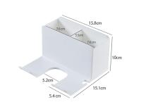 Soporte para Secador De Pelo, Sin Taladrar Soporte Autoadhesivo para Secador De Pelo, con Organizador De Cables Organizador De Herramientas (Modelo actualizado). Blanco - details 4