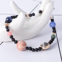 Pulsera Solar Sistema Galaxia Nueve Planetas Guardián Piedra Natural Hombres Mujeres Regalo Pulsera De Cuentas De Piedra Unisex - details 3