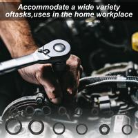 Kit De Anillos De Goma O 225PCS Resistente Al Aceite Y Agua Conjunto De Selladores De Anillo Y Tapas De Goma Para Reparaciones Profesionales De Plomería Y Automotriz - details 19