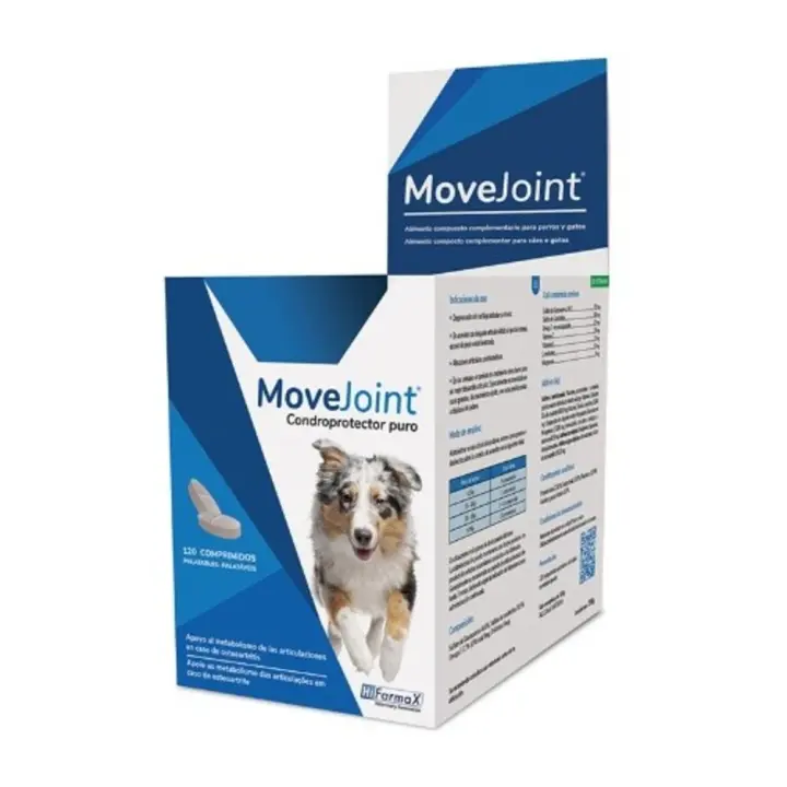 MOVEJOINT (120 Comprimidos) - Alimento complementario como soporte a la osteoartritis en perros - 1