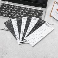 Pegatinas De Teclado Resistente Al Desgaste Para Portátil PC Letras Reemplazo Para Español/Inglés/Ruso/Alemán/Arabes/Italiano/Japonés - details 3