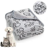Manta De Mascota Suave Y Gruesa Con Patrón De Dibujos Animados Cómoda Y Cálida Para Gatos Y Perros Toalla De Baño Para Gatos - details 0