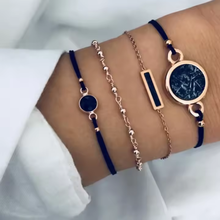 Pulsera De Cadena De Serpiente Dorada Para Mujer Minimalista Enredada Accesorios De Moda Para Fiesta Joyería De Cuff Animal Bohemia - 1