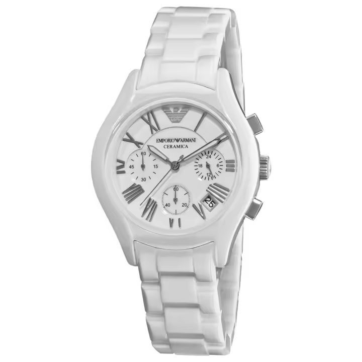 Reloj Armani UNISEX AR1404 38mm - Movimiento Cuarzo - Material Cerámica - 1