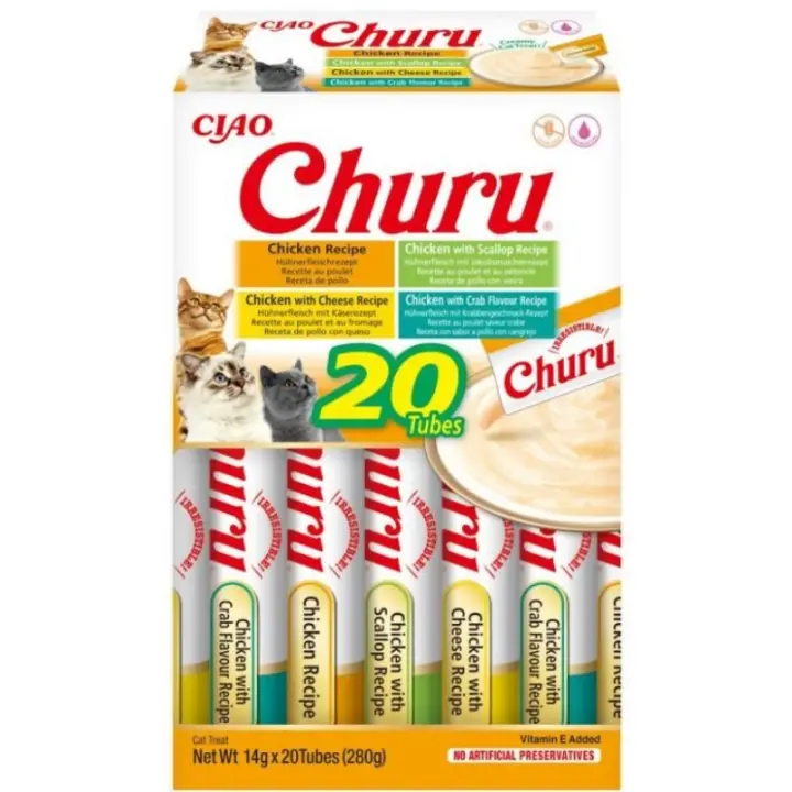 Churu Cat Variedades De Pollo 20 Uds - 1