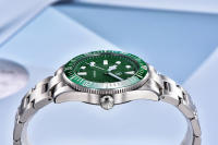 Reloj De Pulsera Mecánico Para Hombres Timi Diving 2025 Reloj De Lujo Automático Resistente Al Agua Con Bisel De Cerámica Cristal De Zafiro AR - details 12
