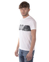 Emporio Armani EA7 Camiseta Algodón Hombre Blanco 3ZPT44PJ30Z 1100 - details 3