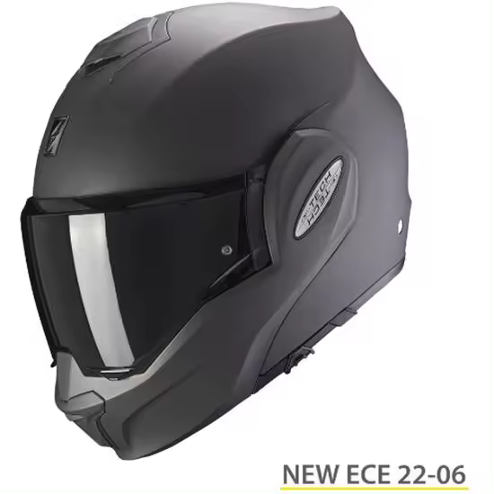SCORPION EXO-TECH EVO SOLID ANTRACITE MATE E22.06 NEW - 1