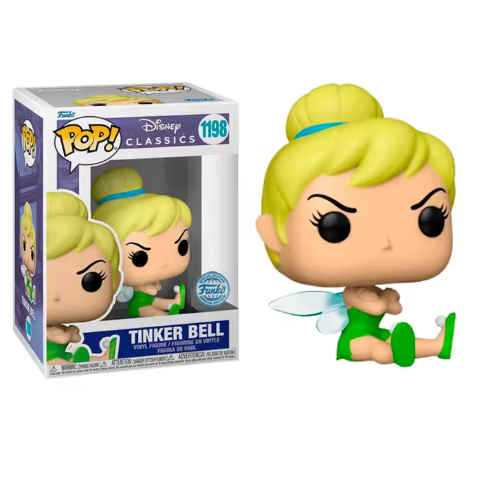 Funko Campanilla Grumpy Enfadada Peter Pan Tinker Bell  1198 Disney Pop Funko - 1