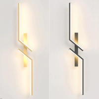 Lámpara De Pared LED Minimalista Moderna En Blanco Y Negro Para Decoración Interior Iluminación Dual Para Sala De Estar Y Dormitorio - details 9