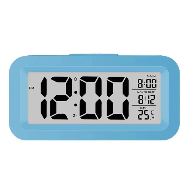 Reloj despertador digital ABCHAT, Luz Nocturna inteligente, Relojes LCD, Negro, Azul, Blanco, Pink, ENVIO 24H , NUEVO - 1